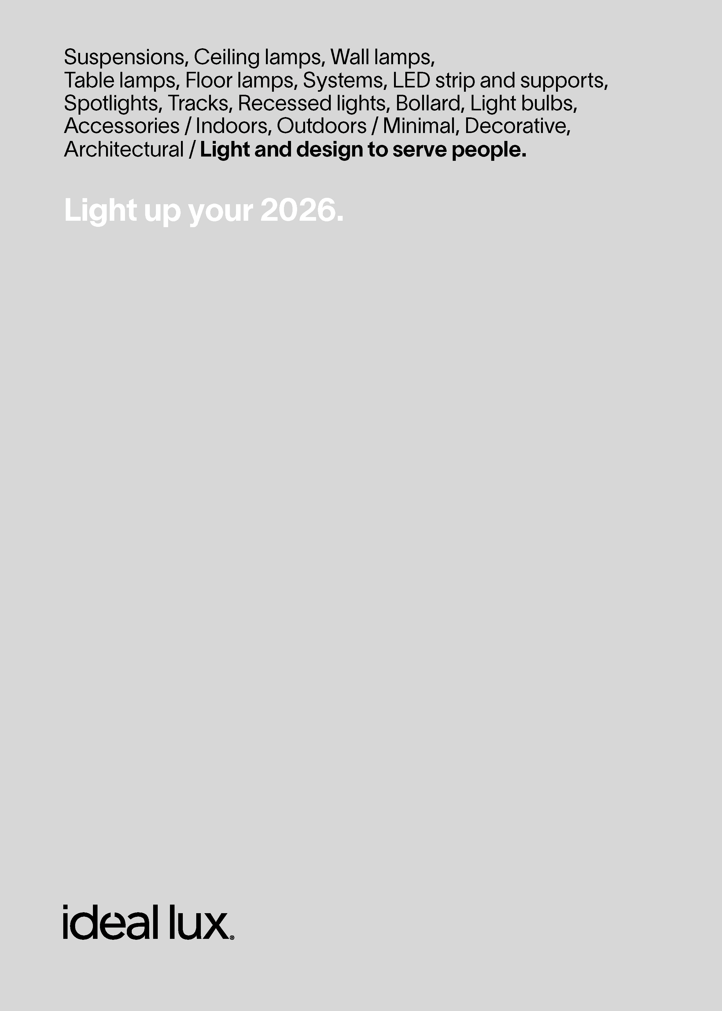 Catalog Ideal Lux 2025