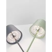 Veioza LED Nova Luce Seina, 2W, gri, touch, IP54