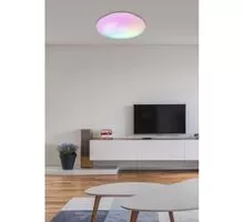 Plafoniera LED Globo Lighting Sully, 24W, alb,crom,opal,transparent, dimabil, telecomanda