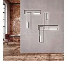 Aplica LED Mantra Boutique, 49W, 3000K, negru