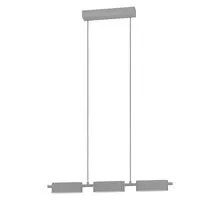 Pendul LED Eglo Rovira, 19.5W, alb, argintiu