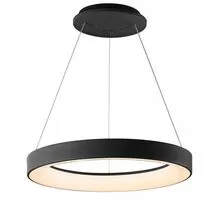 Pendul LED Mantra Niseko, 30W, negru, dimabil, telecomanda