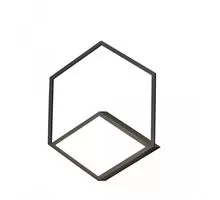 Aplica LED Mantra Kubick, 48W, negru mat