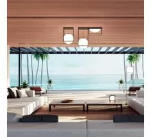 Plafoniera Mantra Desigual, 1xE27, negru