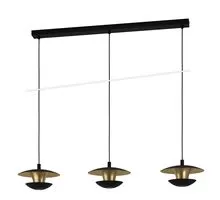Pendul Eglo Nuvano, 3xGU10, auriu, negru