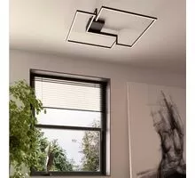 Plafoniera LED Mantra Boutique, 42.5W, 3000K, negru, dimabil
