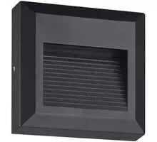 Aplica LED AZzardo Afi, 2W, 3000K, negru, IP54