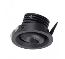 Spot mobil LED Mantra Neptuno, 210lm, 3W, negru