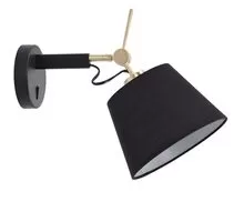 Aplica AZzardo Zyta, 1xE27, 200mm, auriu, negru