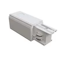 Element de capat pentru sina Maytoni Trinity, dreapta, alimentat, alb