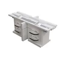 Element de conectare liniar mini pentru sina Maytoni Trinity, alb