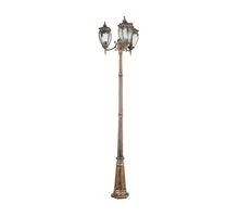 Stalp mare Maytoni Fleur, 3xE27, auriu, negru