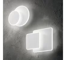 Aplica LED Ideal Lux Pouche, 14W, alb, rotund