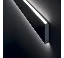 Aplica LED Ideal Lux Linus, 34W, negru, 4000K