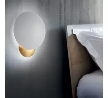 Aplica LED Ideal Lux Eclissi, 11W, alb, auriu