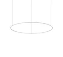 Pendul LED Ideal Lux Hulahoop, 50W, alb
