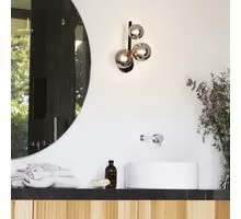 Aplica Ideal Lux Perlage, 3xG9, fumuriu, negru