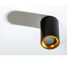 Spot fix AZzardo Eiger, 1xGU10, auriu-negru, IP54