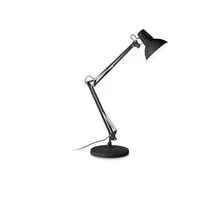 Lampa de birou Ideal Lux Wally, 1xE27, negru