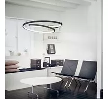 Pendul LED Ideal Lux Oz, 47W, negru