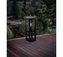 Stalp mic Eglo Alamonte 3, 1xE27, negru