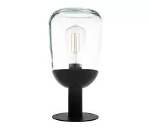 Stalp mic Eglo Donatori, 1xE27, negru-transparent