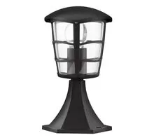 Stalp mic Eglo Aloria, 1xE27, negru-transparent