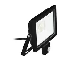 Aplica LED Eglo Faedo 3, 102W, 5000K, negru, senzor de miscare, IP44