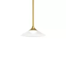 Pendul LED Ideal Lux Tristan, 5W, alb-auriu