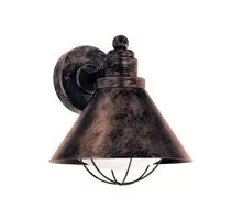 Aplica Eglo Barrosela, 1xE27, alb-cupru antic