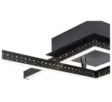 Plafoniera LED Rabalux Casimir, 23W, alb-negru mat