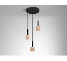 Pendul LED Schuller Sincro, 15W, auriu, negru, dimabil