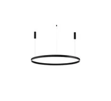 Pendul LED Nova Luce Motif, 80W, negru nisipiu