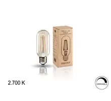 Bec LED Schuller E27, tub , 8W, transparent, 2700K, dimabil