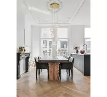 Pendul LED Nova Luce Brillante, 23W, 3000K, auriu-transparent, dimabil