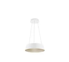 Pendul LED Nova Luce Alba, 40W, alb nisipiu-auriu