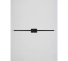 Aplica LED Nova Luce Azure, 28.5W, 3000K, negru nisipiu