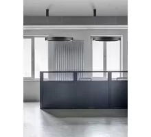 Pendul LED Nova Luce Morbido, 60W, negru nisipiu, telecomanda, Smart control App