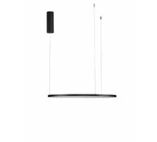 Pendul LED Nova Luce Tarquin, 36W, negru nisipiu