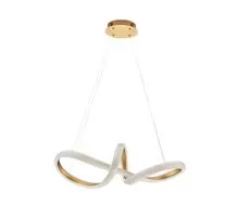 Pendul LED Nova Luce Medora, 42W, auriu antic