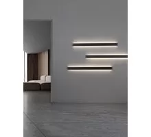 Aplica LED Nova Luce Seline, 44W, negru nisipiu