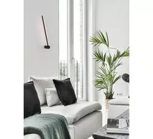 Aplica LED Nova Luce Synthesi, 18W, negru nisipiu