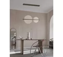 Pendul LED Nova Luce Noah, 42W, cafeniu
