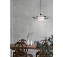 Pendul Nova Luce Fly, 1xE27, negru mat