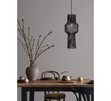 Pendul Nova Luce Bredo, 1xE27, D 210, negru