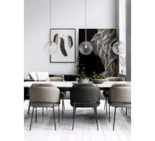 Pendul Nova Luce Coen, 1xE27, auriu antic-transparent