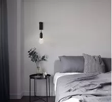 Aplica Nova Luce Veda, 1xG9, negru-transparent