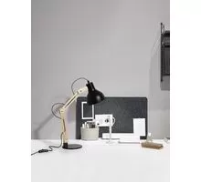 Lampa de birou Nova Luce Grou, 1xE27, negru mat