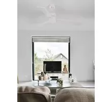 Plafoniera cu ventilator Nova Luce Axel, 38W, alb, telecomanda