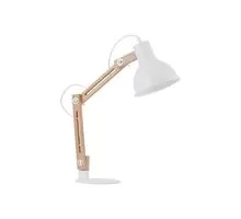 Lampa de birou Nova Luce Grou, 1xE27, alb mat